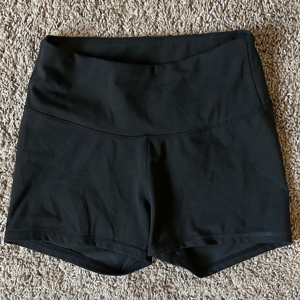 Women's Black Athletic Shorts